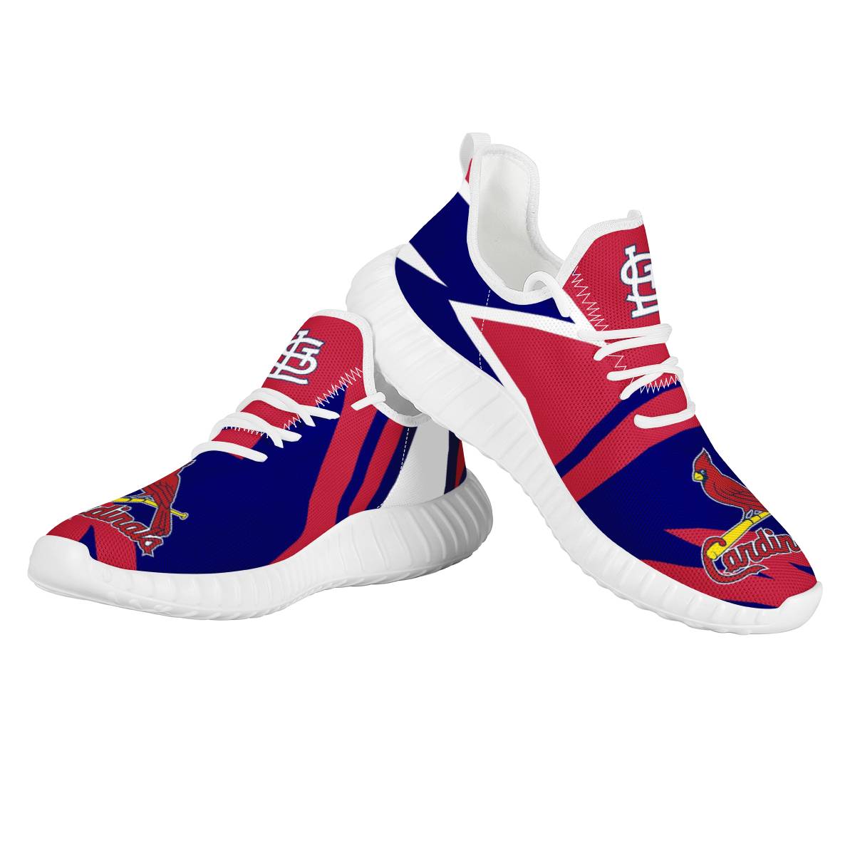 Women's St. Louis Cardinals Mesh Knit Sneakers/Shoes 001